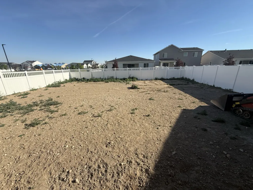 Backyard Dirt Prep for Sod