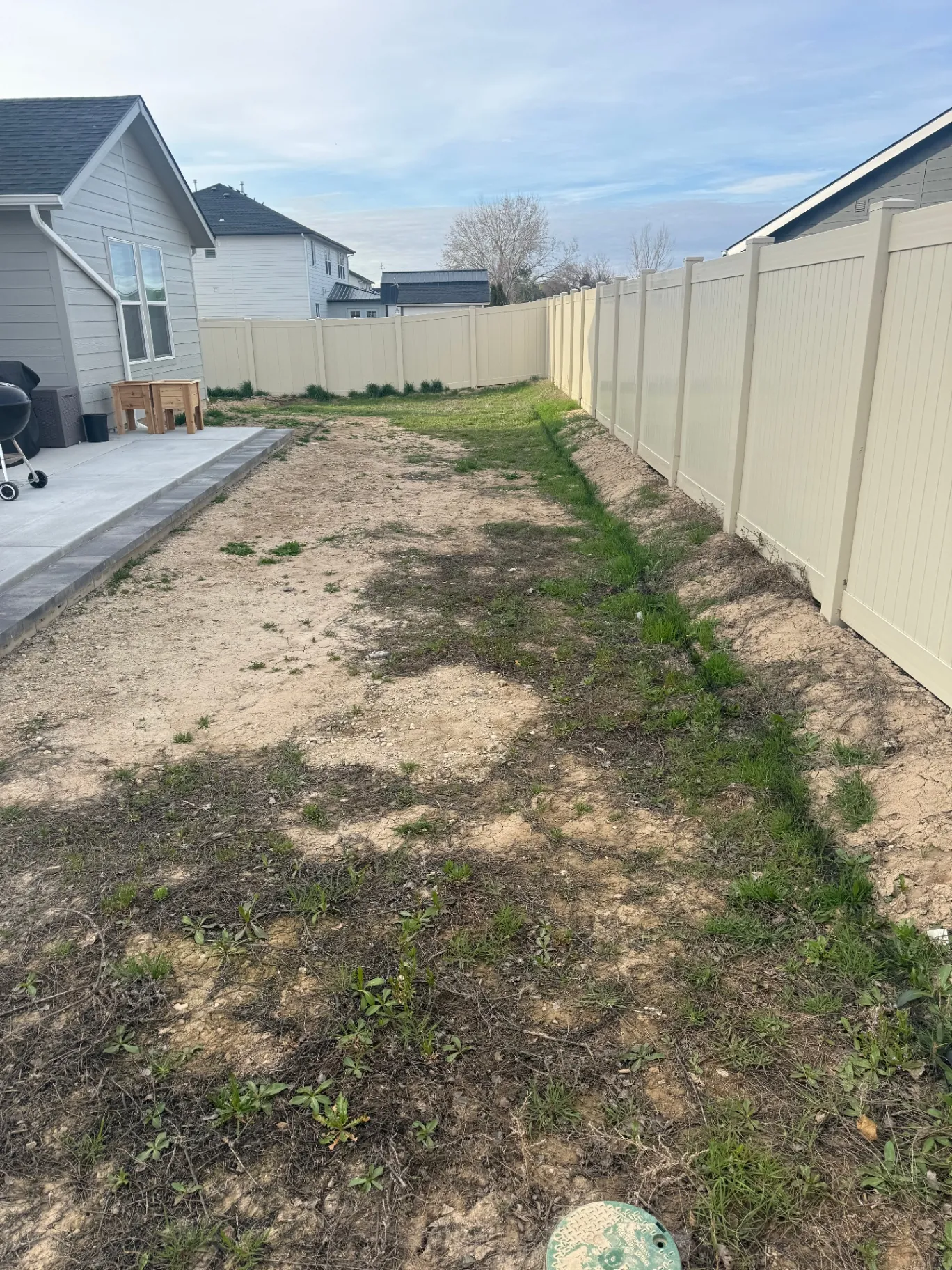 Yard Before Grading